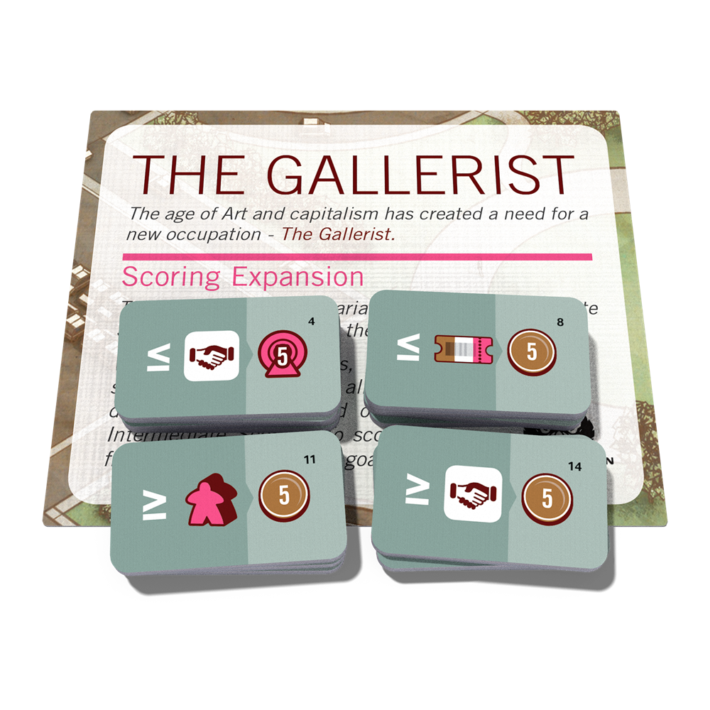 The Gallerist: Includes Upgrade Pack & Scoring Expansion