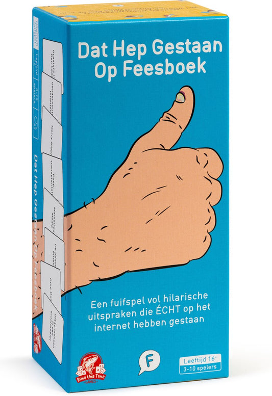 Dat hep gestaan op feesboek