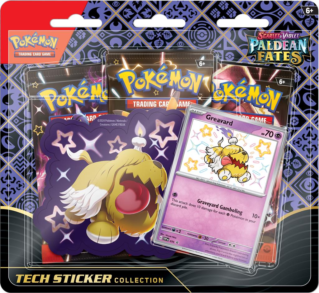 Pokémon TCG: SV04.5 Paldean Fates Tech Sticker Blister