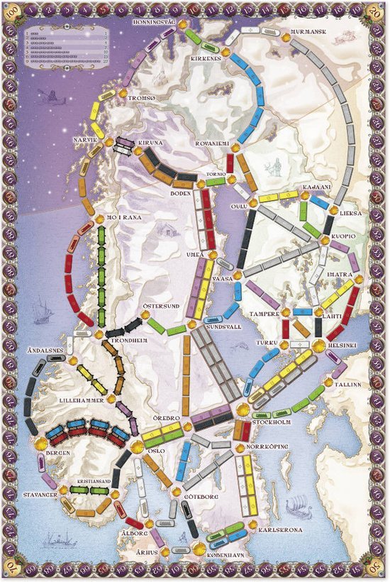 Ticket to Ride Nordic Countries